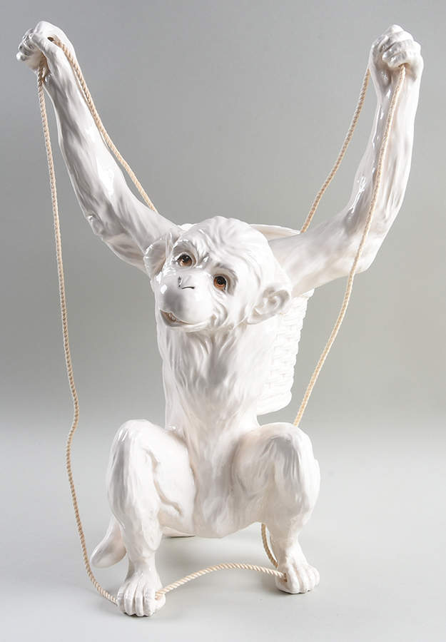 Monkey Business Hanging Planter by Fitz & Floyd-1