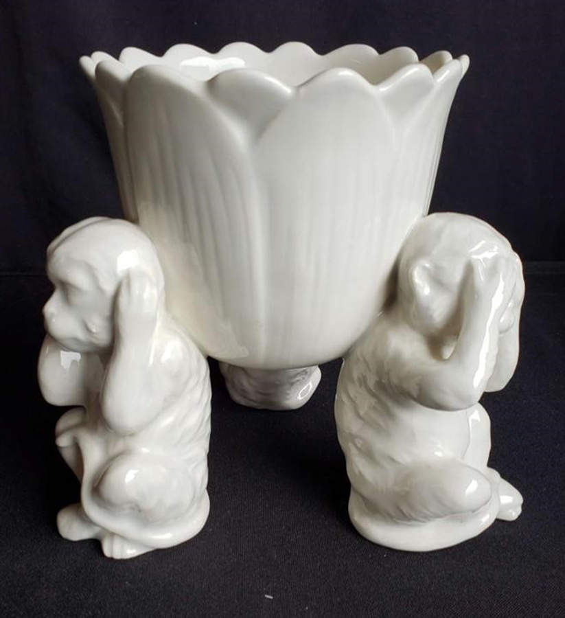 Monkey Business Figural Planter by Fitz & Floyd-1