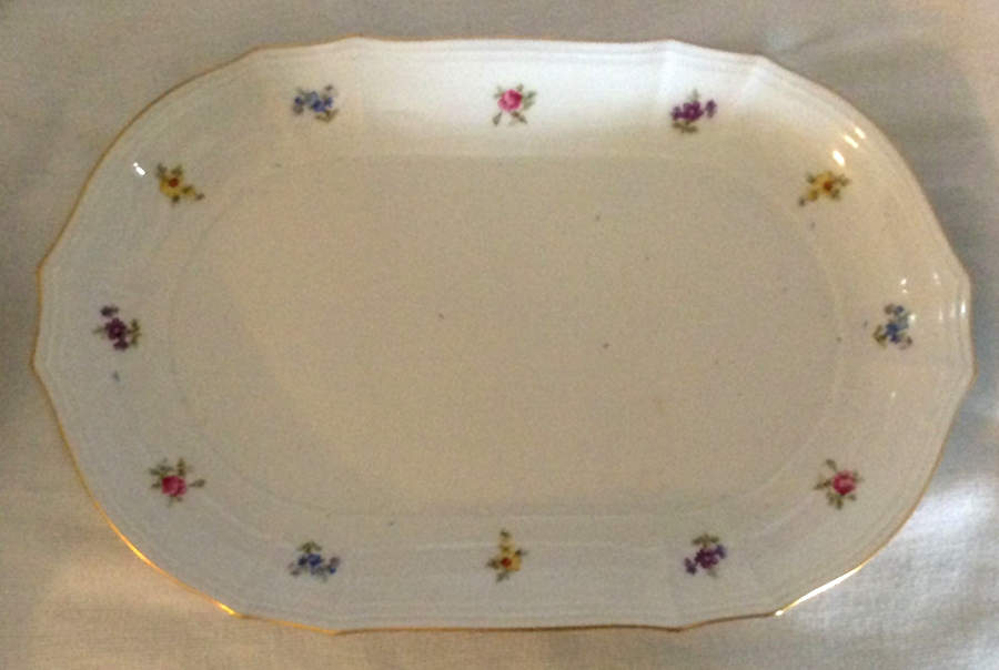 3604 12" Oval Serving Platter by Furstenberg-1