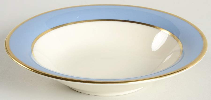 Sylvan-California Dutch Blue (Rim) Fruit/Dessert (Sauce) Bowl by Flintridge-1