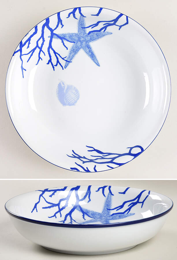 Coastal 9" Individual Pasta Bowl by Fitz & Floyd-1
