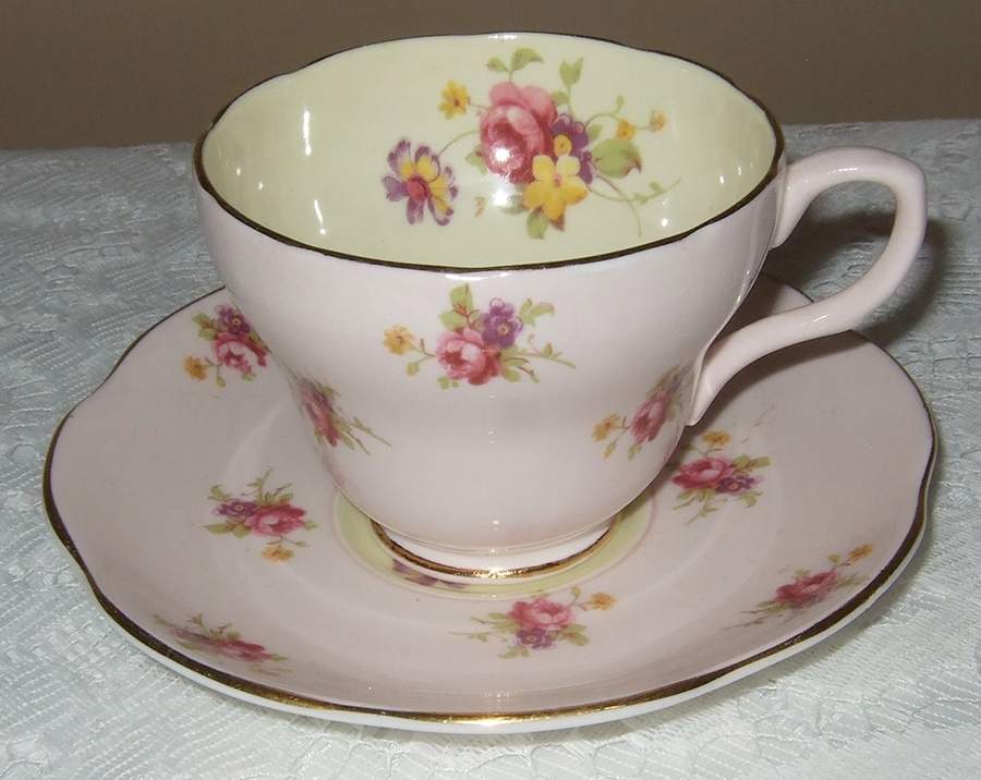 V2113 Flat Cup & Saucer Set by Foley-1