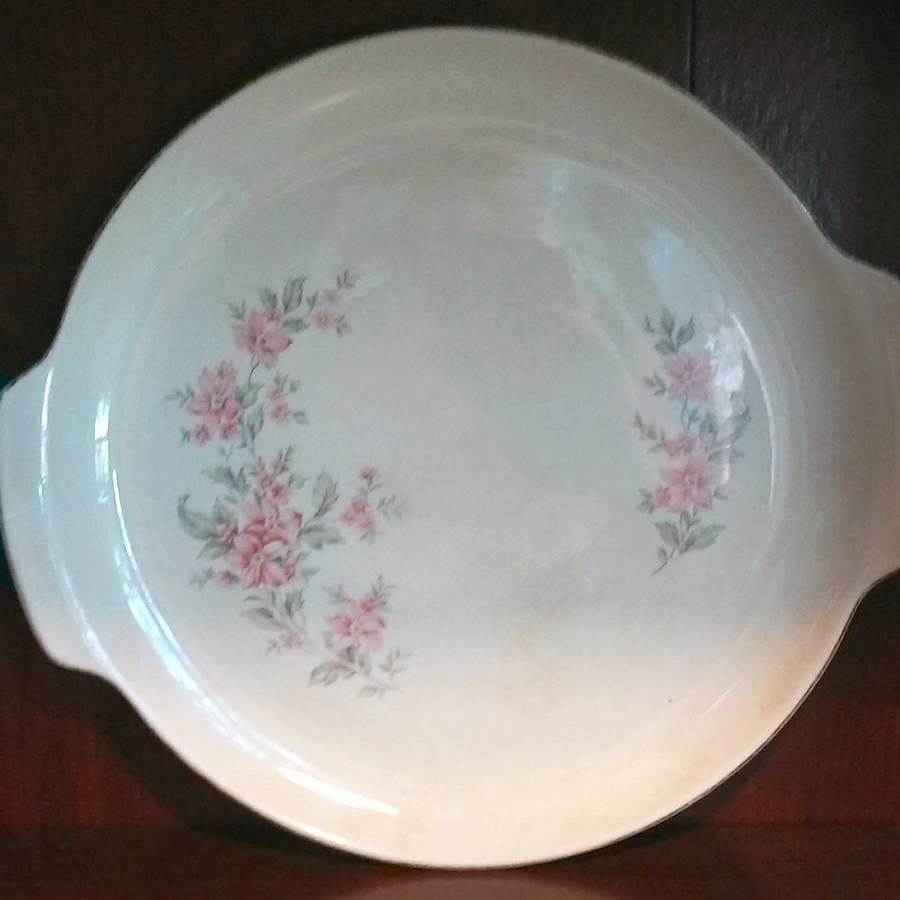 FSX198 Handled Cake Plate by French Saxon-1
