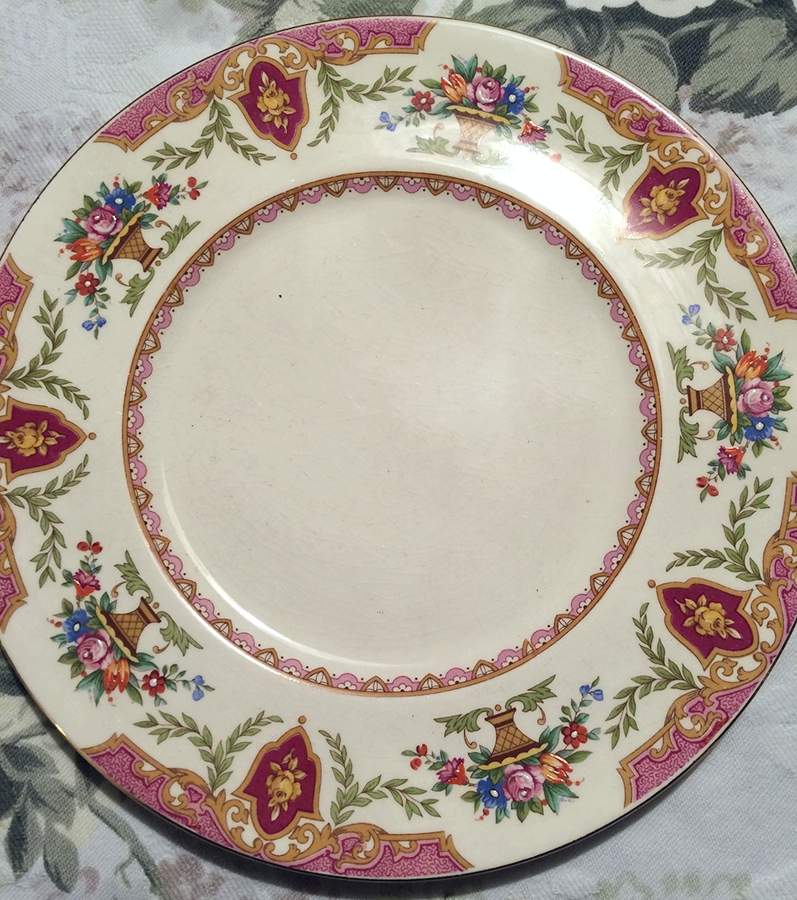 Windsor Pink Luncheon Plate by Fondeville-1