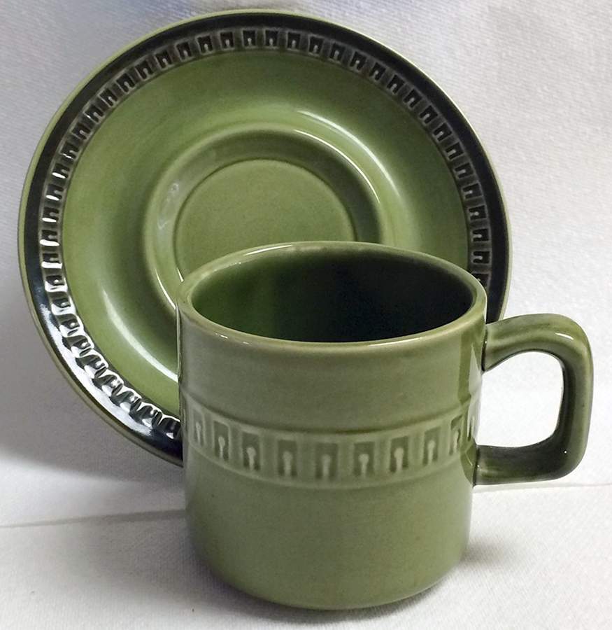 Nordic Flat Cup & Saucer Set by Fuji-1
