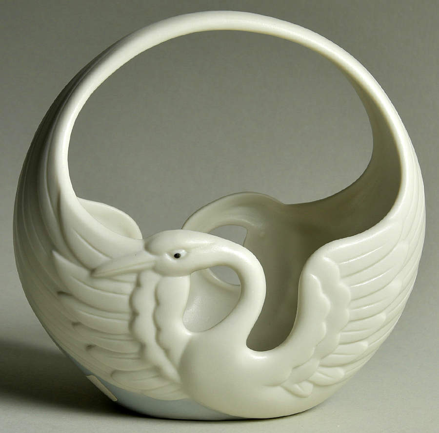 Nikko Crane 6" Handled Basket by Fitz & Floyd-1