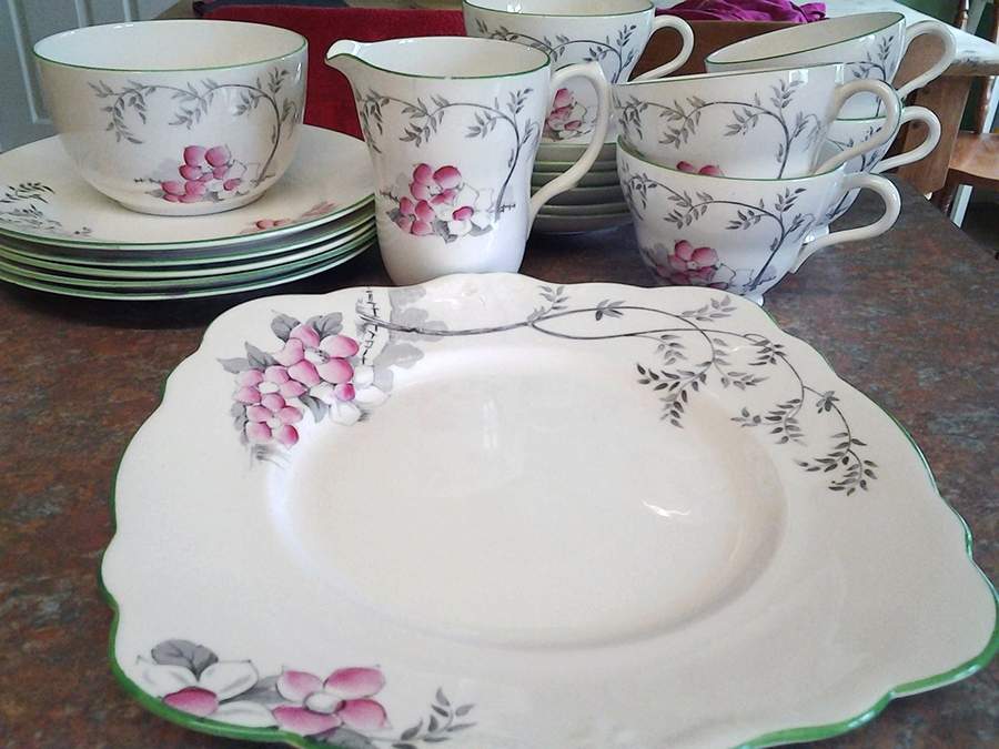 5210 Square Cake Plate by Foley-1