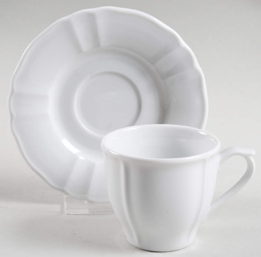 Maria Espresso Cup and Saucer Set by The French Chefs-1