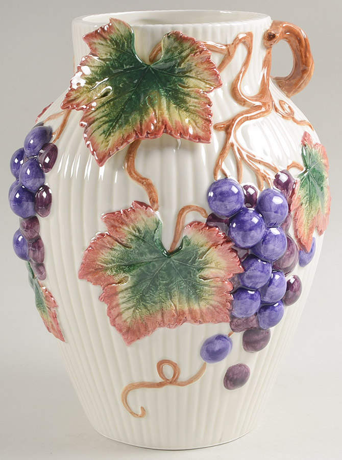 Autumn Vineyard 10" Vase by Fitz & Floyd-1