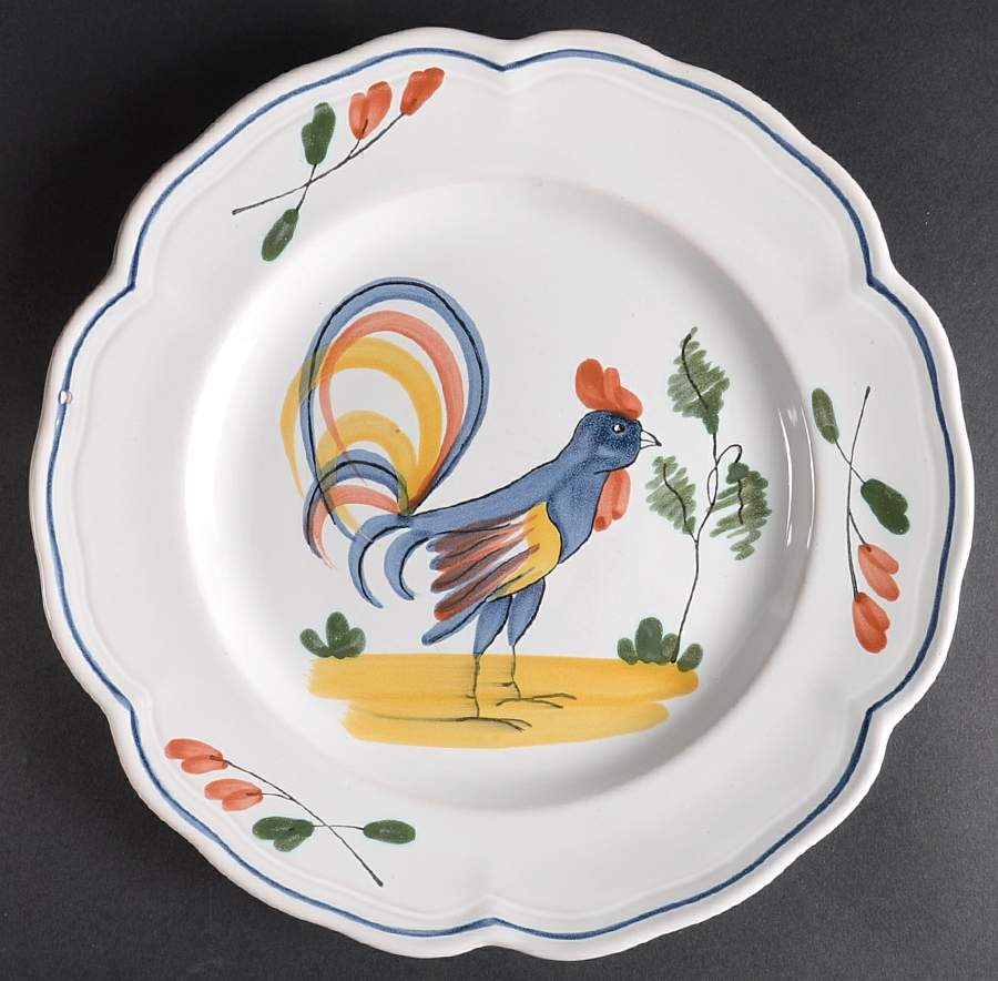 Aves O Dinner Plate by France-1