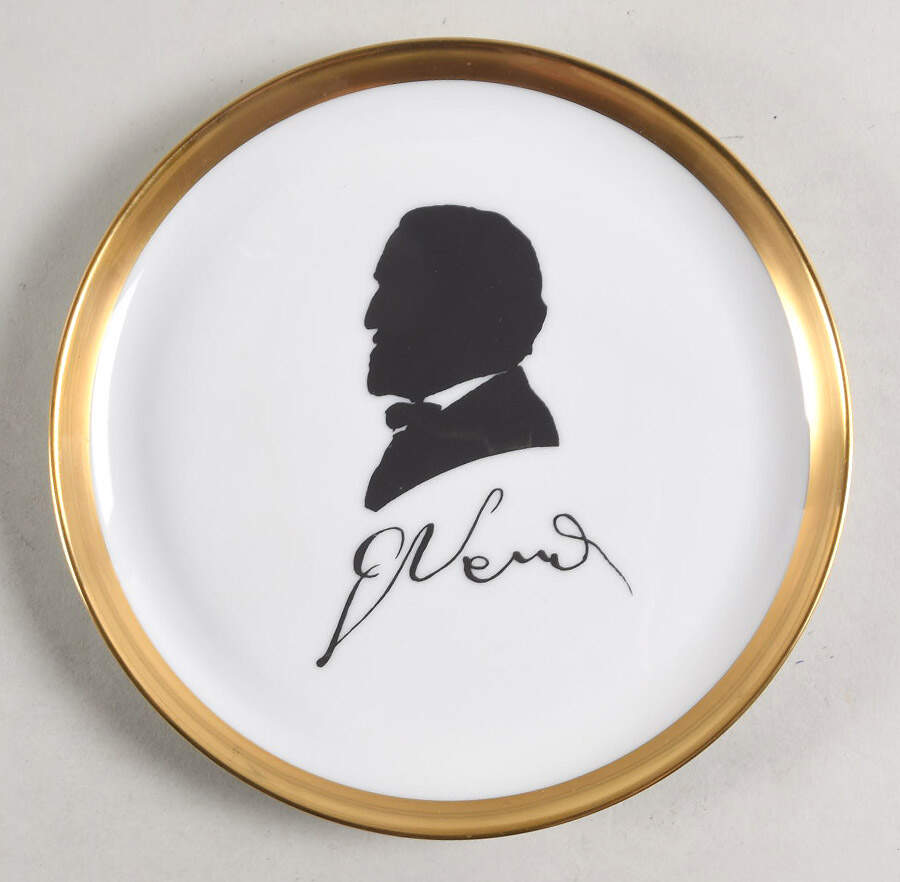Classical Composers Dessert/Pie Plate by Furstenberg-1