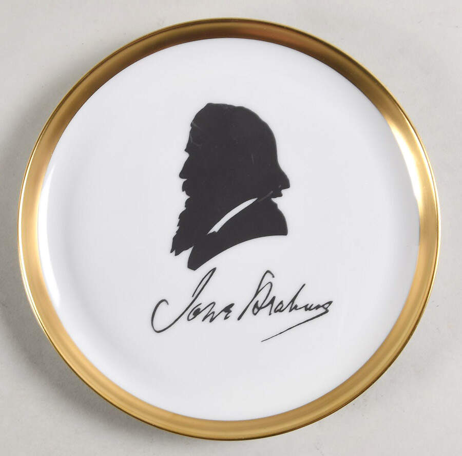Classical Composers Dessert/Pie Plate by Furstenberg-1