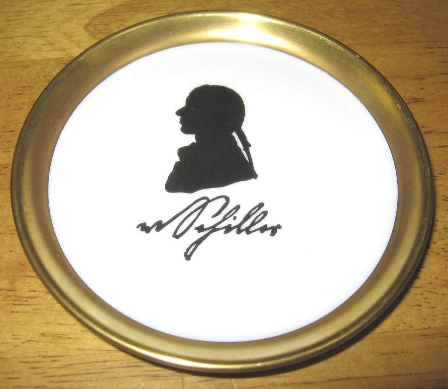 Classical Writers Coaster by Furstenberg-1