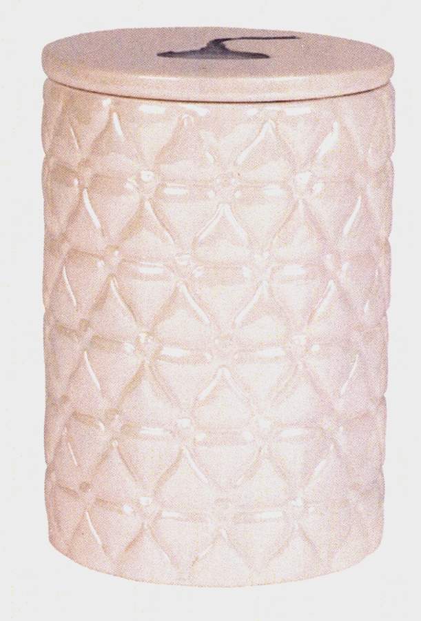 Quilted Kisses Small Canister & Lid by Fitz & Floyd-1