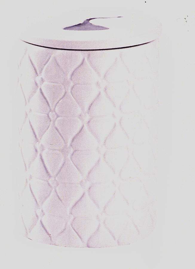 Quilted Kisses Small Canister & Lid by Fitz & Floyd-1