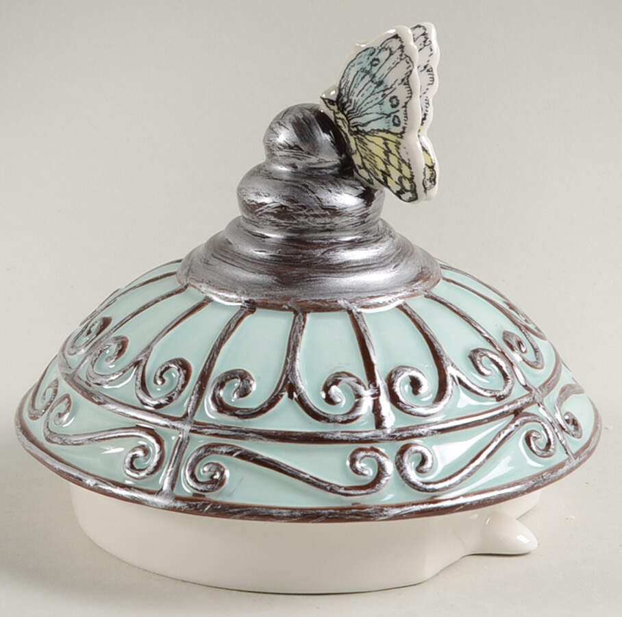 English Garden Lid for Teapot by Fitz & Floyd-1