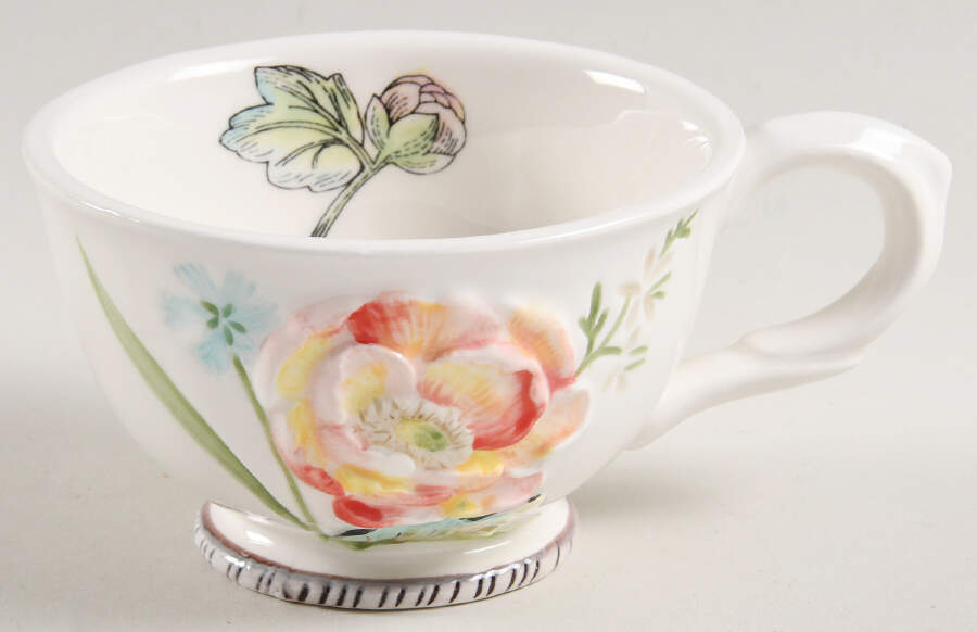 English Garden Footed Cup by Fitz & Floyd-1