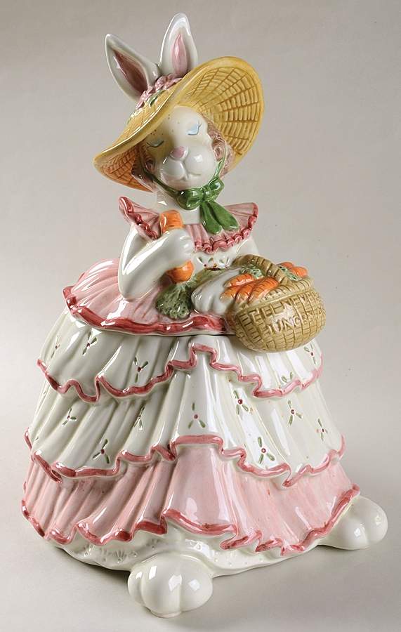 Scarlet O'Hare Figural Cookie Jar & Lid by Fitz & Floyd-1