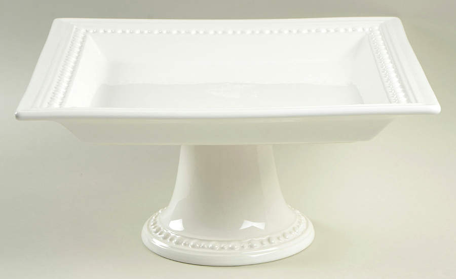 Jewel 11" Diameter Square Pedestal Cake Stand by Fapor (Portugal)-1