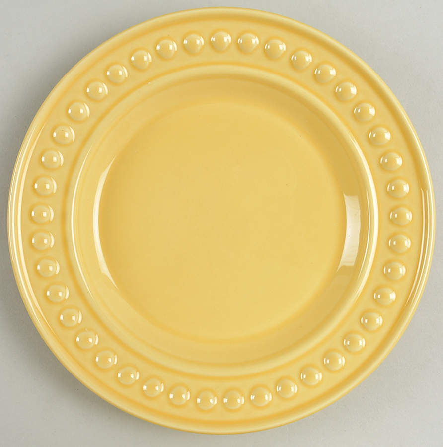 Delmar Mustard Salad Plate by Fapor (Portugal)-1