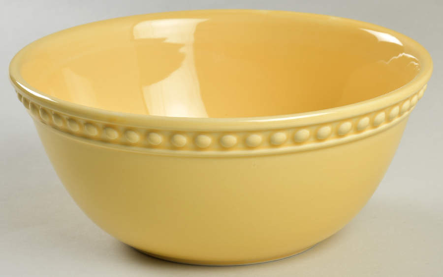 Delmar Mustard 7" Round Vegetable Bowl by Fapor (Portugal)-1