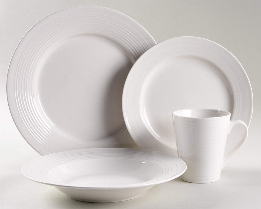 Ripple 4 Piece Place Setting by Food Network-1