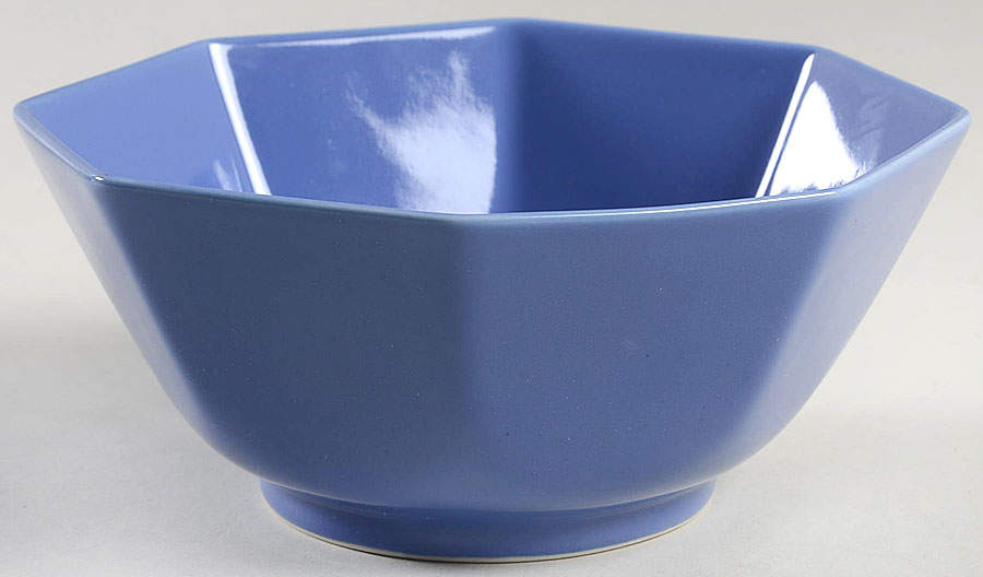 Total Color Spectrum Lavendar (Octagonal) 7" Octagonal Vegetable Bowl by Fitz & Floyd-1