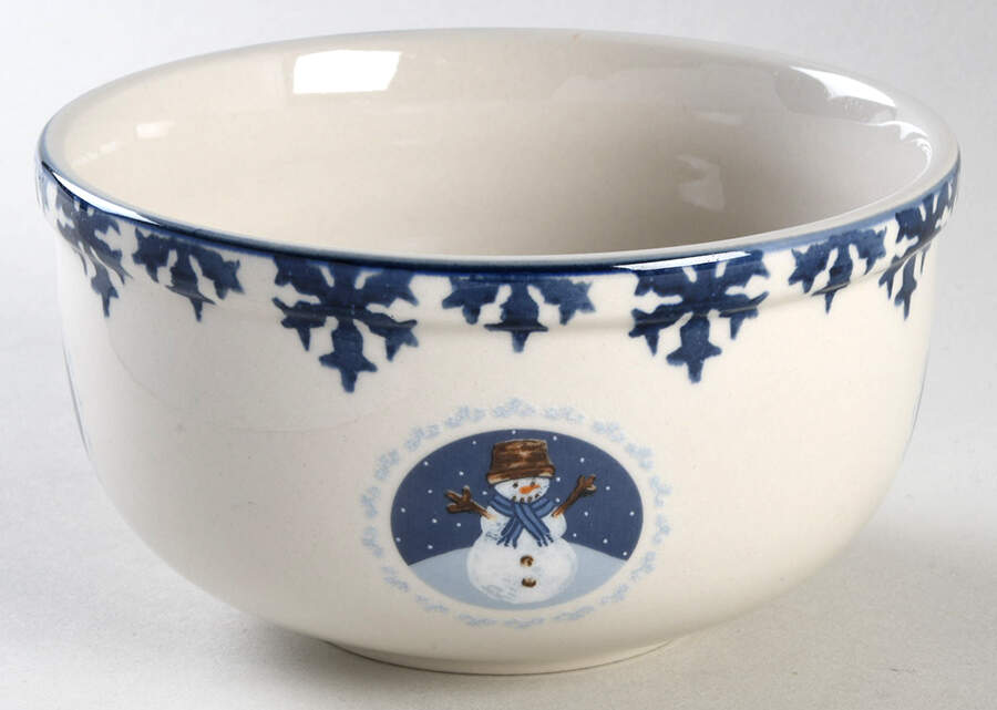 Cameo Snowman Coupe Cereal Bowl by Folkcraft-1