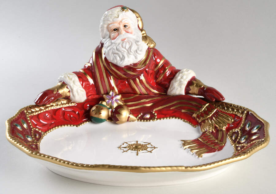 Renaissance Holiday Santa Server by Fitz & Floyd-1