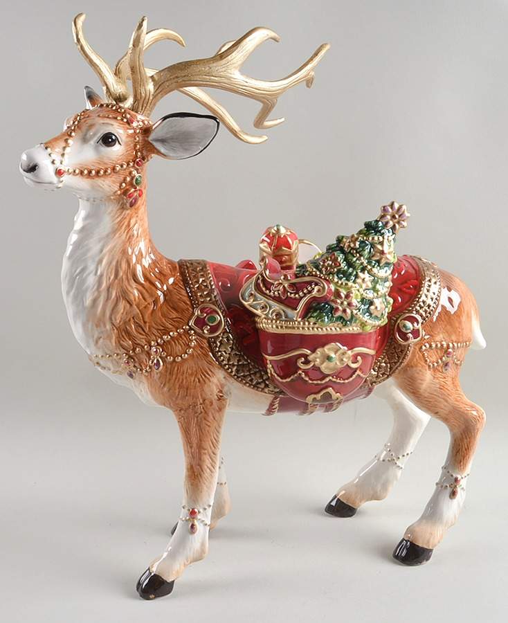Figurines & Centerpieces Reindeer Figurine by Fitz & Floyd-1