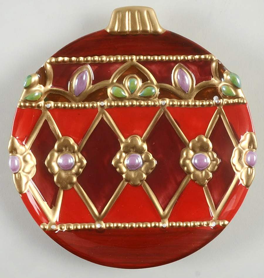 Renaissance Holiday Figural Appetizer Plate by Fitz & Floyd-1