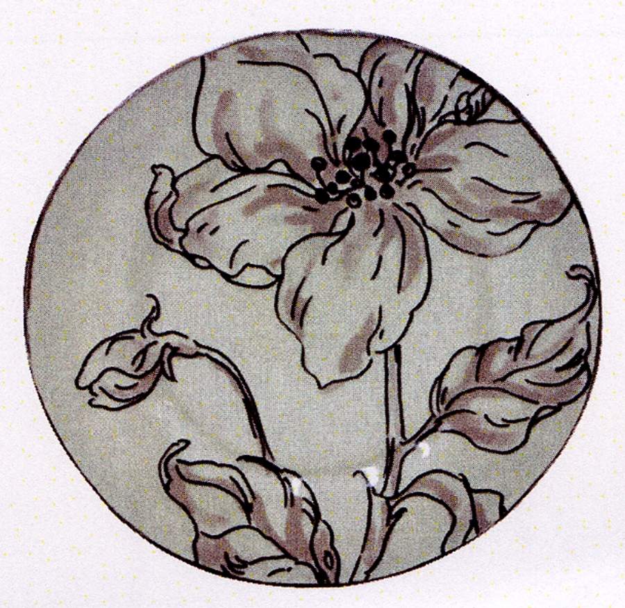 Meadow Dessert/Pie Plate by Fitz and Floyd-1