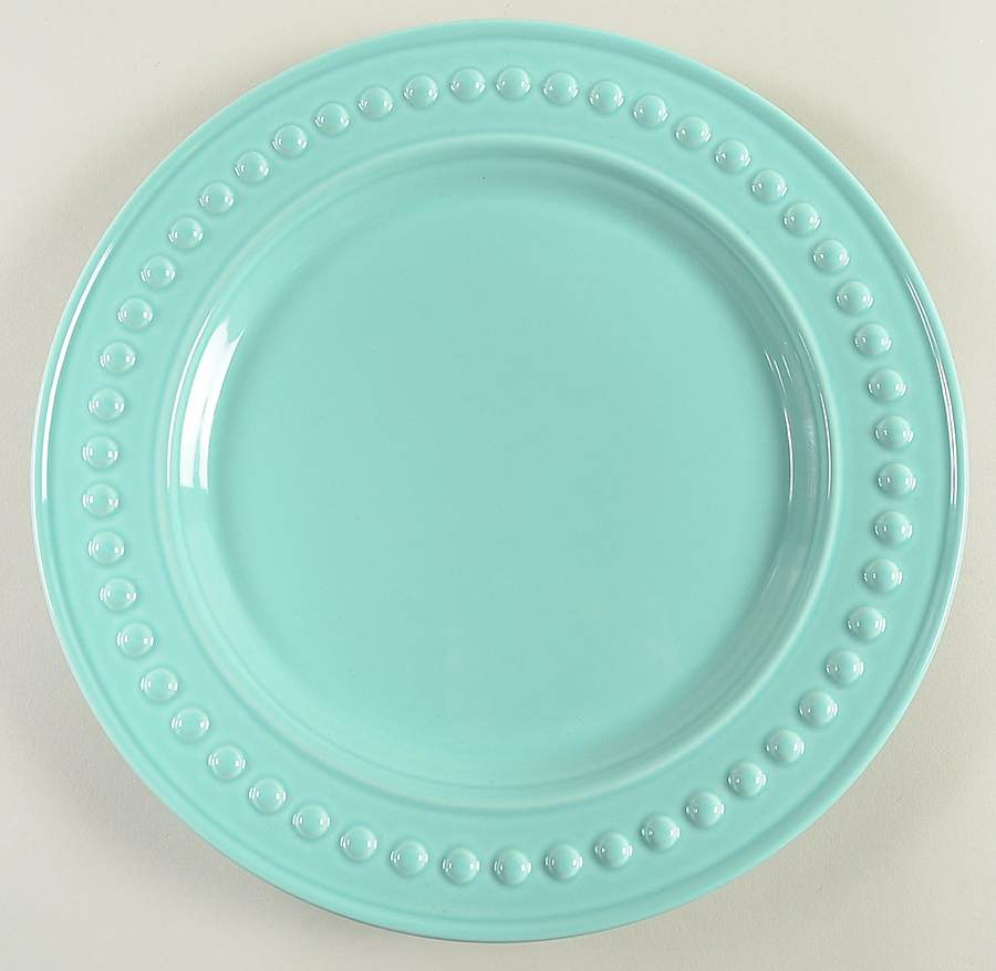 Delmar Turquoise Dinner Plate by Fapor (Portugal)-1