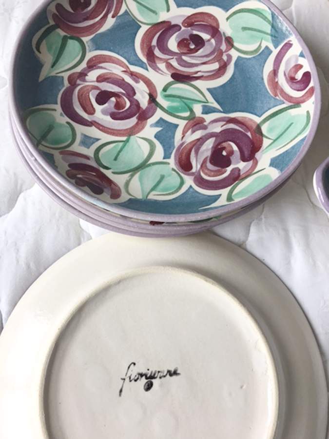 Peone Peacock Dinner Plate by Fioriware-1