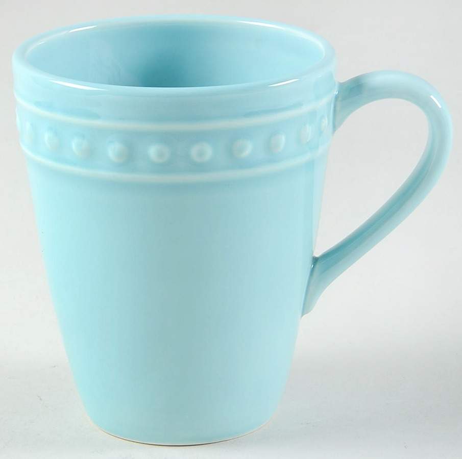 Delmar Teal Mug by Fapor (Portugal)-1