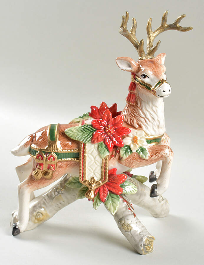 Cardinal Holiday Figural Candlestick by Fitz & Floyd-1