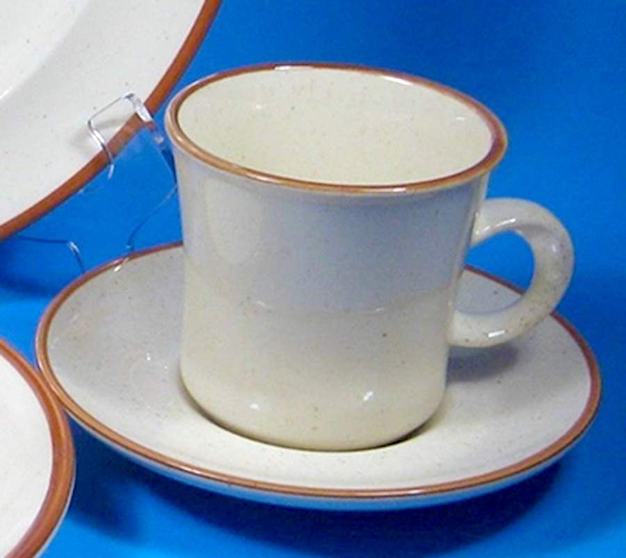 Southern Blossom (Madeira Shape) Flat Cup & Saucer Set by Franciscan-1