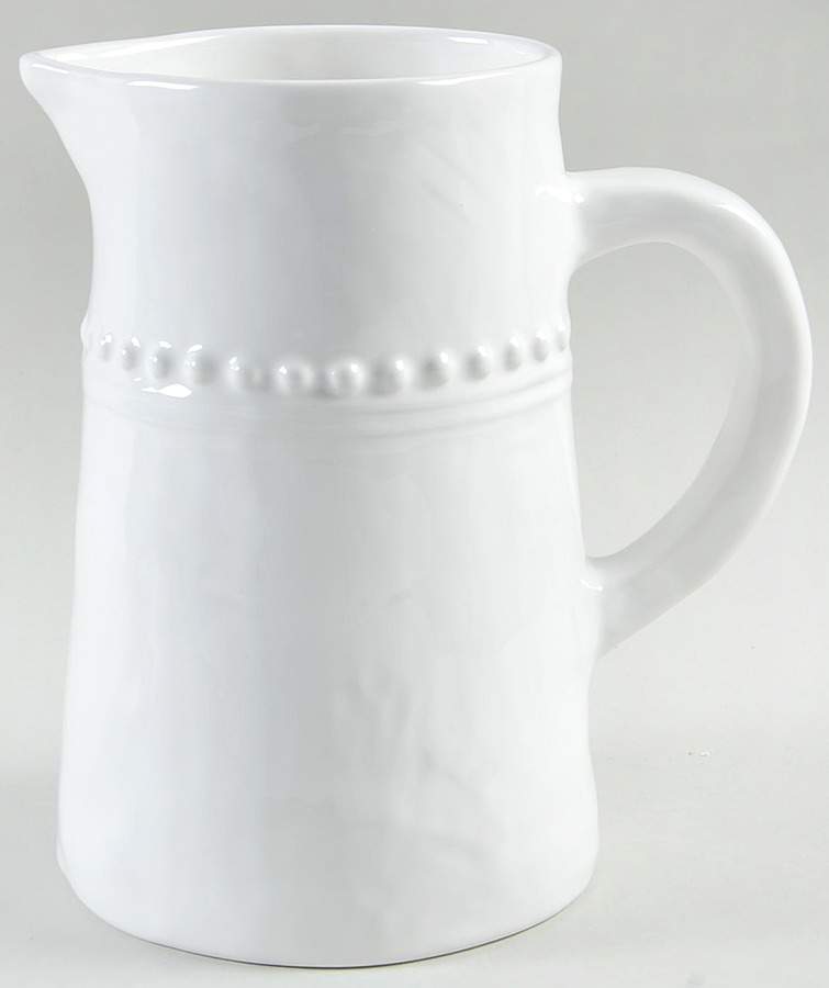 Rustic Dots White 64 Oz Pitcher by Fapor (Portugal)-1