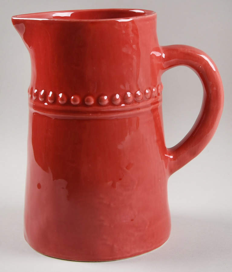 Rustic Dots Red 64 Oz Pitcher by Fapor (Portugal)-1