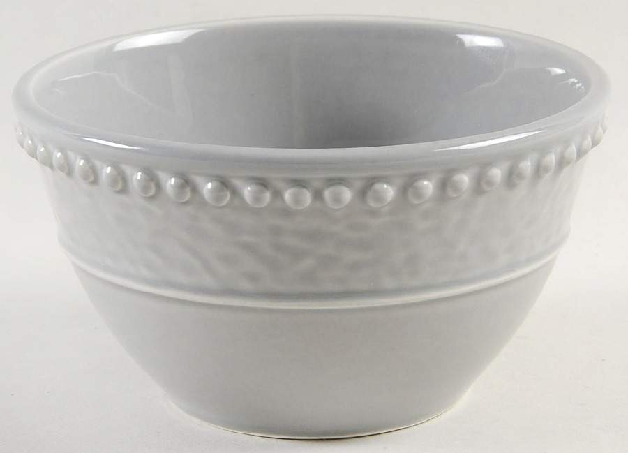 Rustic Dots Gray Soup/Cereal Bowl by Fapor (Portugal)-1