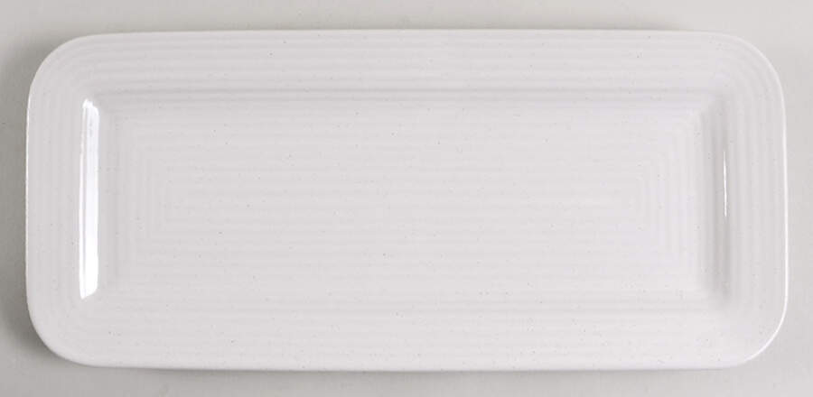Farmstead White 14" Rectangular Serving Platter by Food Network-1