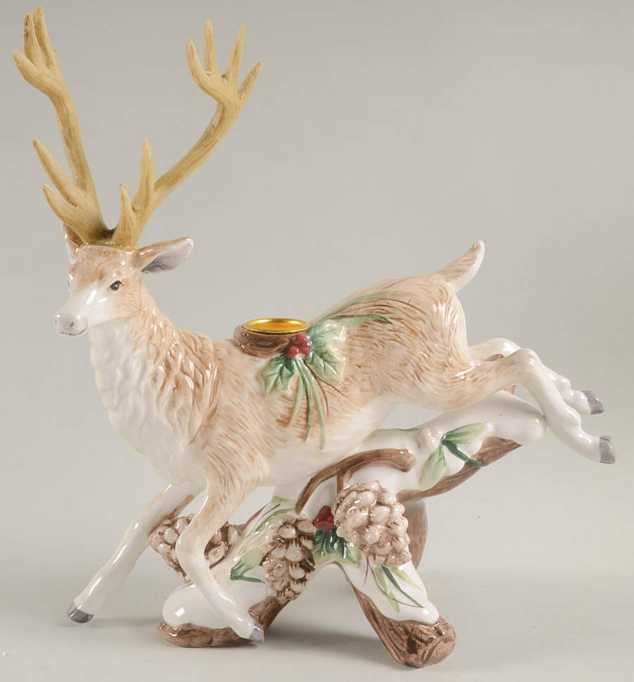 Forest Frost Figural Candleholder by Fitz & Floyd-1