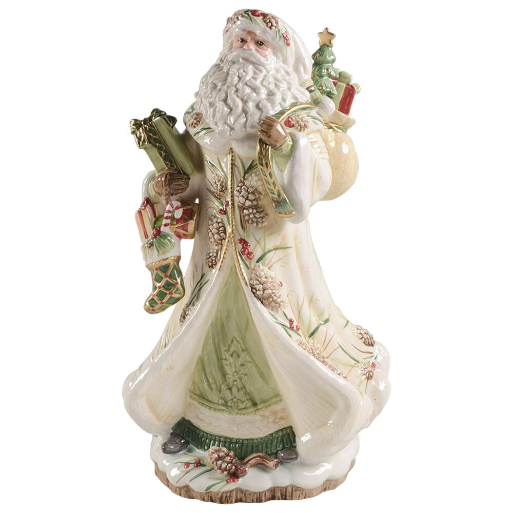 Forest Frost Santa Claus Figurine by Fitz & Floyd-1
