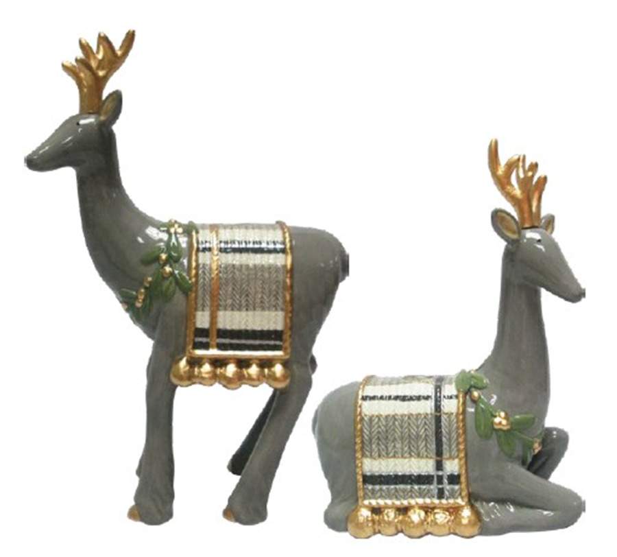 Mistletoe Merriment Candleholder Figural Set - Set of 2 (CANHF1 & CANHF2) by Fitz and Floyd-1