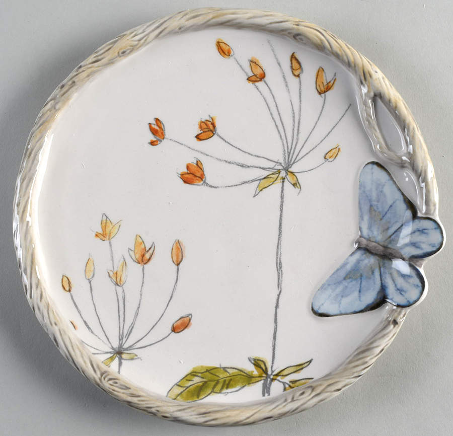 Butterfly Fields Salad Plate by Fitz & Floyd-1