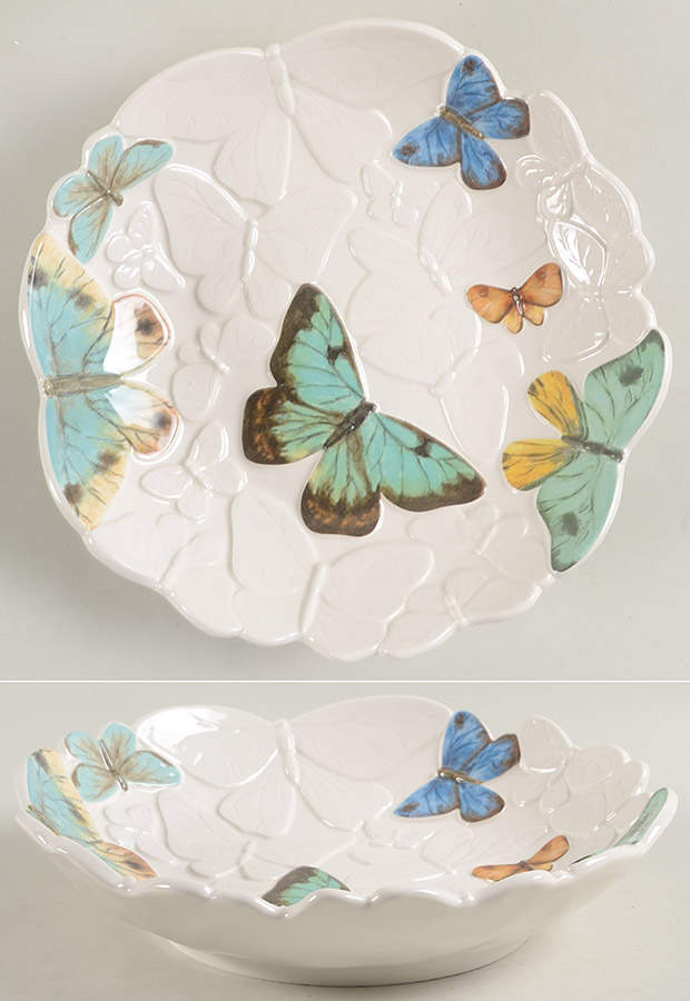 Butterfly Fields Entree Dish by Fitz & Floyd-1
