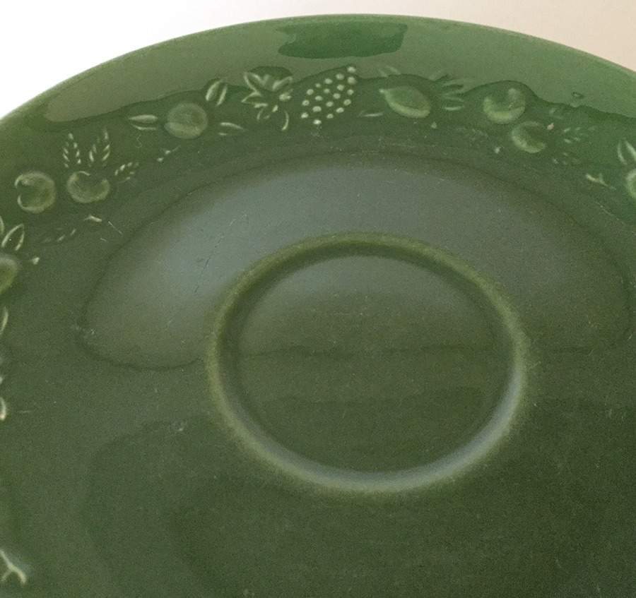 Fruit Green (Small Fruit) Saucer by Franciscan-1