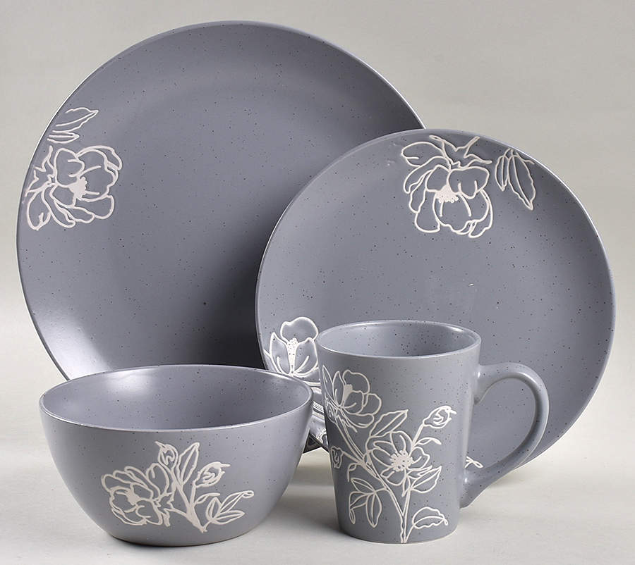 Rosemary 4 Piece Place Setting by Food Network-1