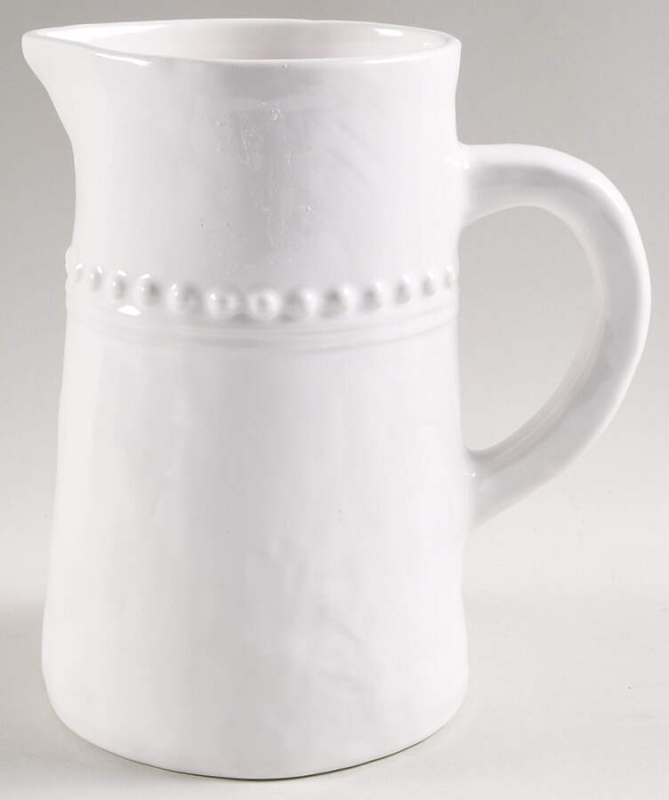 FOP13 White 64 Oz Pitcher by Fapor (Portugal)-1