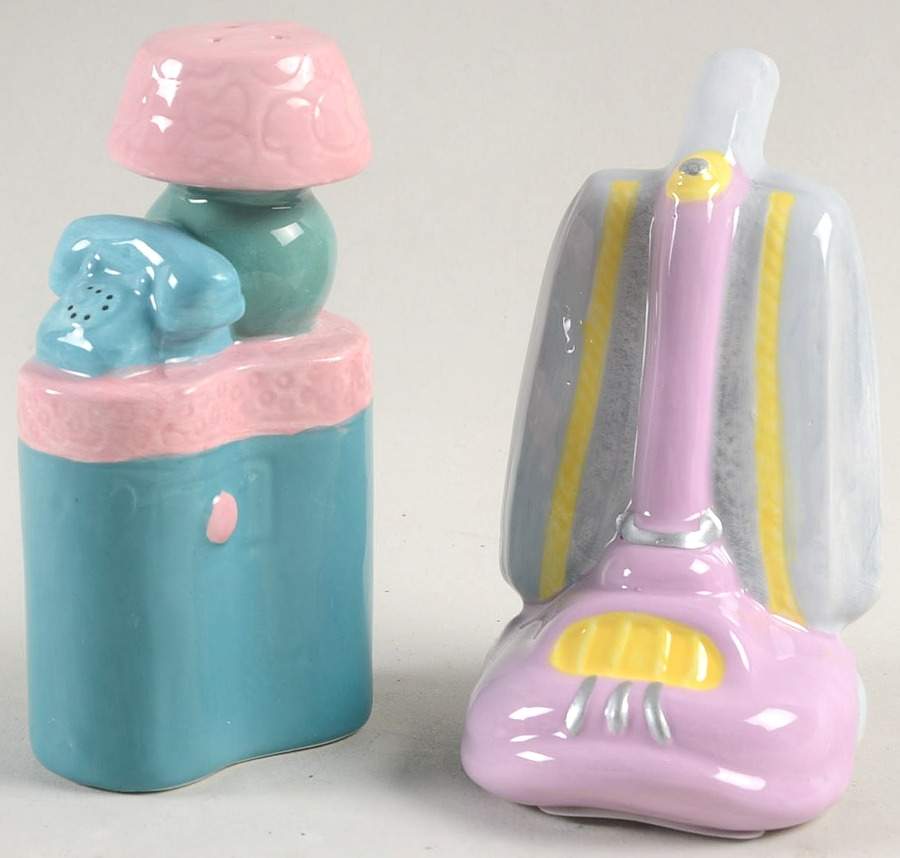 50's Furnishings Salt & Pepper Set by Fitz & Floyd-1